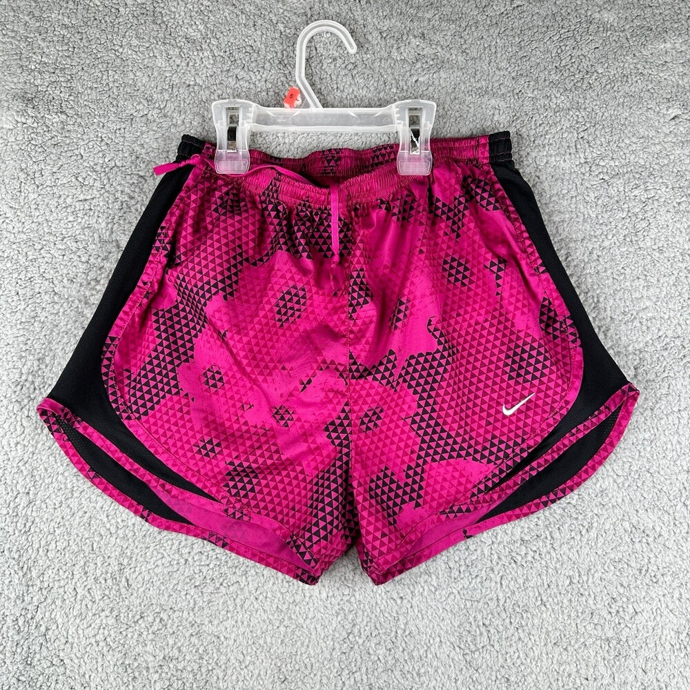 Nike Dri fit tempo shorts sz small hot pink and black